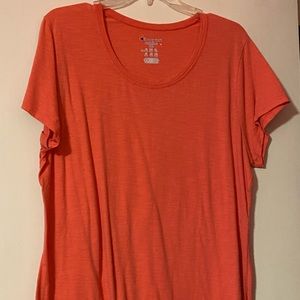 Women’s Champion T-Shirt, Size 2XL, Salmon Pink